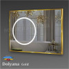 Зеркало DOLYANA  GOLD  в алюминиевой раме с подсветкой LED 